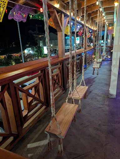 Tables ready for the fiesta